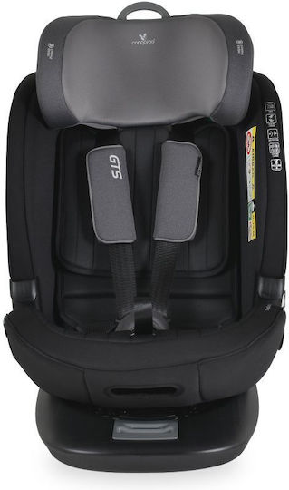 Cangaroo GTS Καθισματάκι Αυτοκινήτου i-Size με Isofix Charcoal Grey