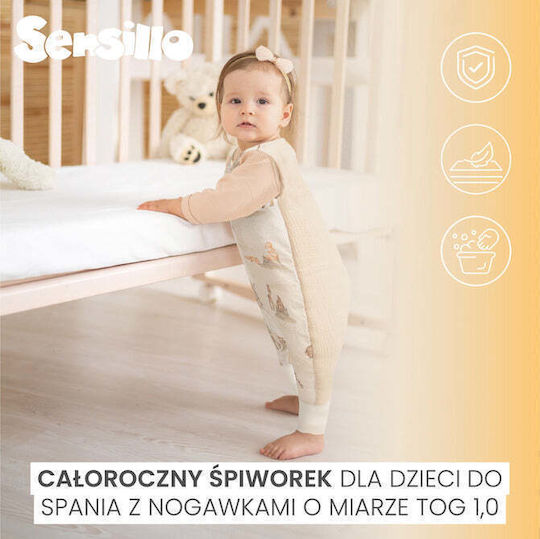 Sensillo Winter Schlafsack mit Füßen Emerald