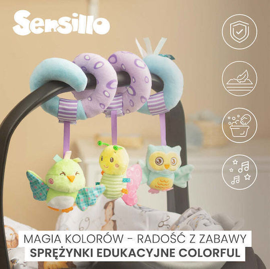 Sensillo Спирала Играчка За люлка и количка с гризалка за 0++ Месеца
