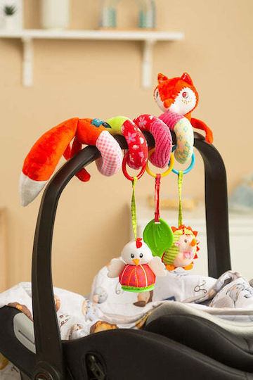 Sensillo Spirală Jucărie pentru Leagăn și Cărucior cu Teether pentru 0++ Luni