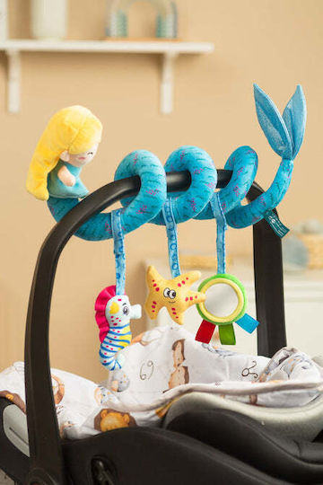 Sensillo Spirală Jucărie pentru Leagăn și Cărucior cu Teether pentru 0++ Luni