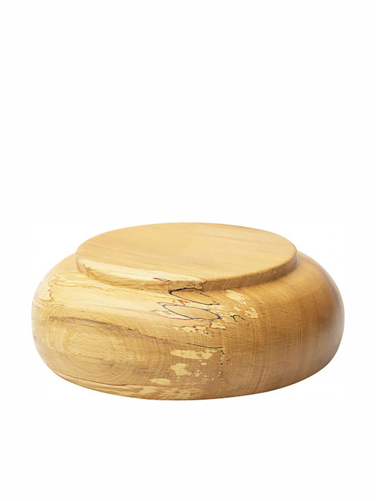 Handmade Wooden Oak Salad Bowl 22x8 cm