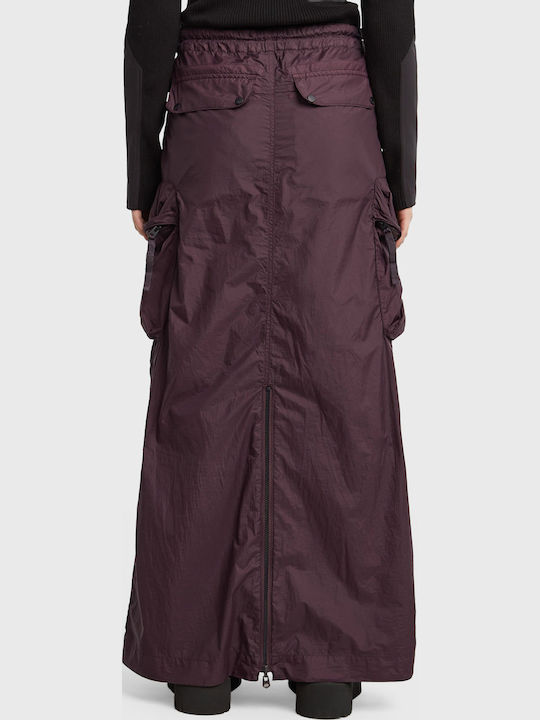 Maxi Skirt Aubergine