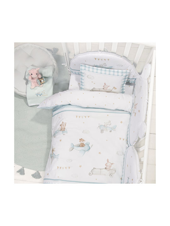 Nima Baby Duvet Cover Set With Pillowcase Multicolour 110x145cm