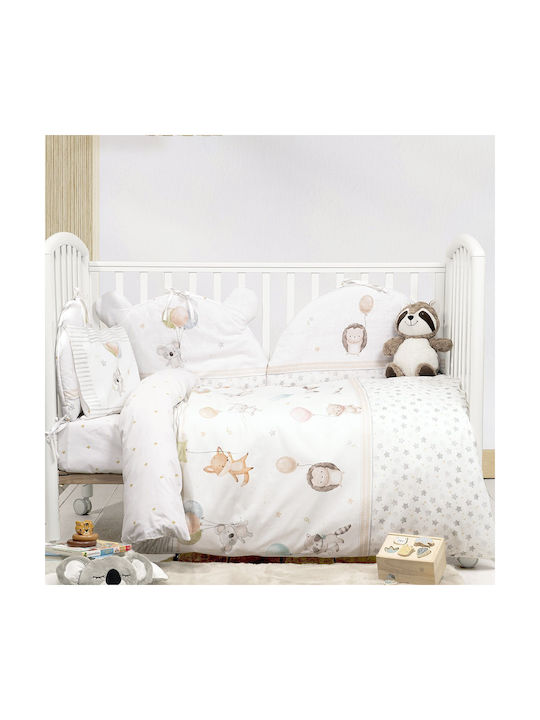 Nima Baby Duvet Cover Set With Pillowcase Multicolour 110x145cm