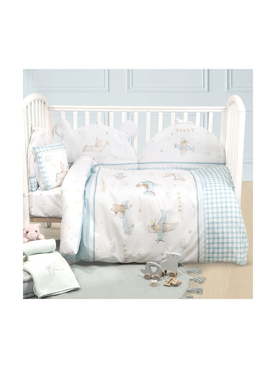 Nima Baby Duvet Cover Set With Pillowcase Multicolour 110x145cm