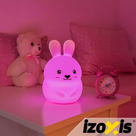 Izoxis LED Детско Декоративно Осветление Бял 18x11см