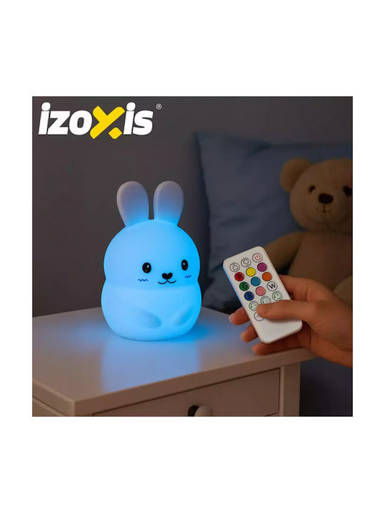 Izoxis Led Παιδικό Διακοσμητικό Φωτιστικό Λευκό 18x11cm