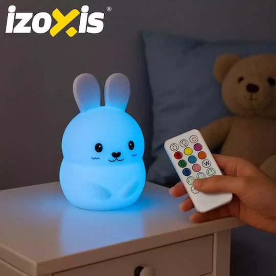 Izoxis LED Детско Декоративно Осветление Бял 18x11см