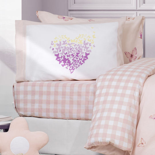 Nima Kids Cotton Pillowcase 52x72cm Pink