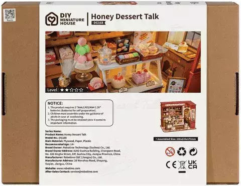 Robotime Παιχνίδι Κατασκευών Rolife Honey Dessert Talk
