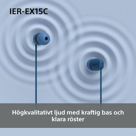 Sony IER-EX15C In-ear Handsfree Headphones with Connector 3.5mm Pink