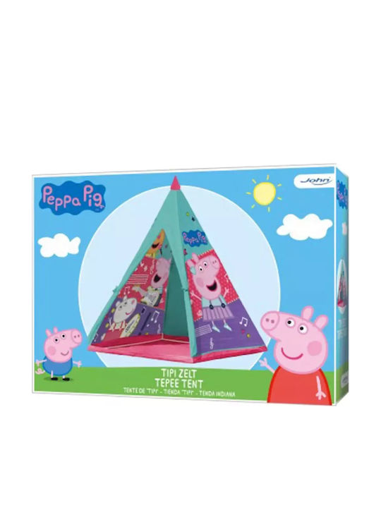 John Kids Indian Teepee Play Tent Peppa Pig for 3+ years Multicolour
