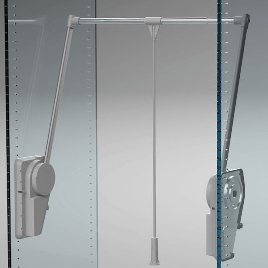 Amboss SuperLift Metal Wardrobe Lift Gray 6565232 1pcs