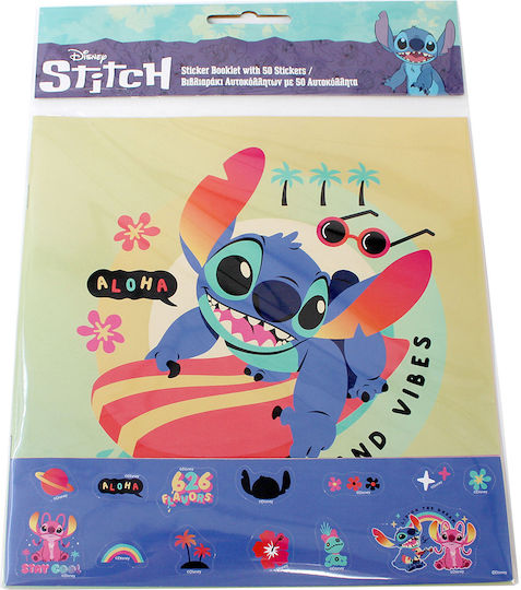 Gim Άλμπουμ Αυτοκόλλητων Stitch για Παιδιά 3+ Ετών