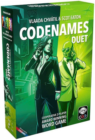 Board Game Codenames: Duet for 2 Players 11+ Years Old (EN) Czech Games Edition