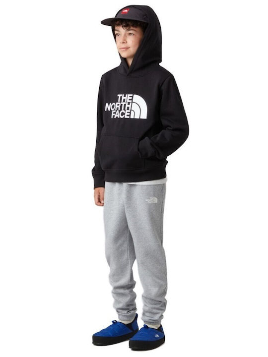Kids Sweatshirt with Hood Black Drew Peak