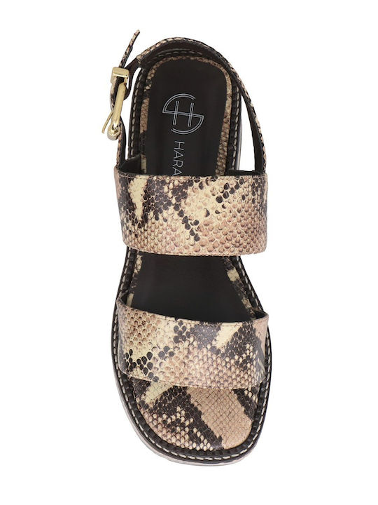Leather Women's Flat Sandals Flatforms Rocha