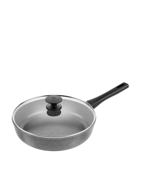 Zwilling J.A. Henckels Plus Σωτέζα από Αλουμίνιο Με Καπάκι με Κεραμική Επίστρωση 28cm