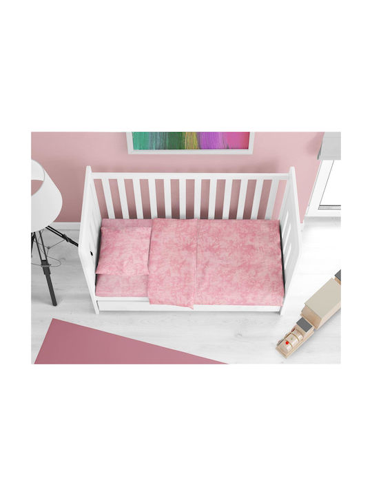 Dimcol Fitted Baby Sheet Pink 70x140cm