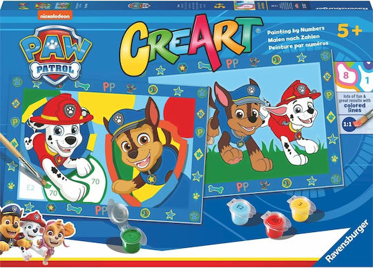 Ravensburger Ζωγραφική Paw Patrol για Παιδιά 5+ Ετών
