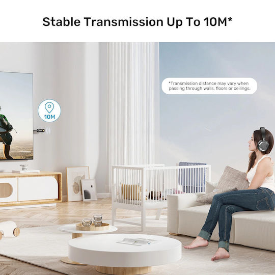 Unitek Audio 3.5mm To Bluetooth 2in1 Transmitter & Receiver B1111a