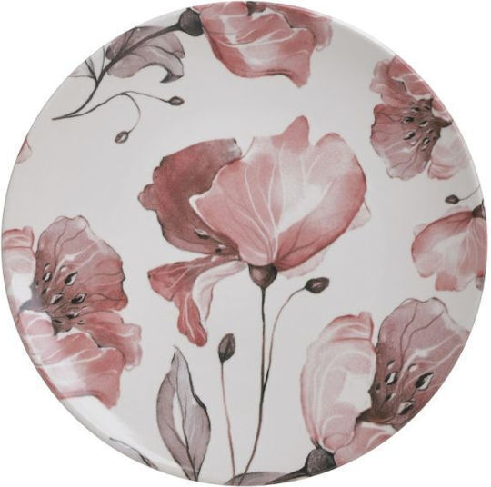 Click Plate Desert Ceramic Multicolour with Diameter 20cm 6pcs