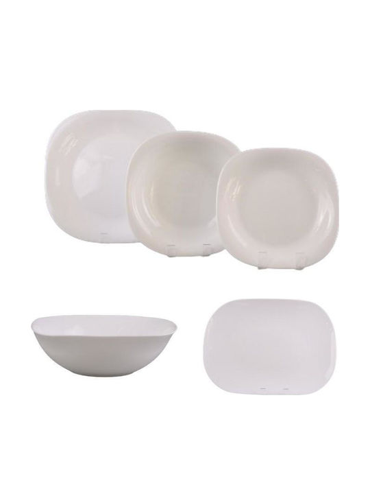 Eaton Dining Hudson Eaton Чиния Пустинята от Порцелан Бял с Диаметър 21.5см 6бр