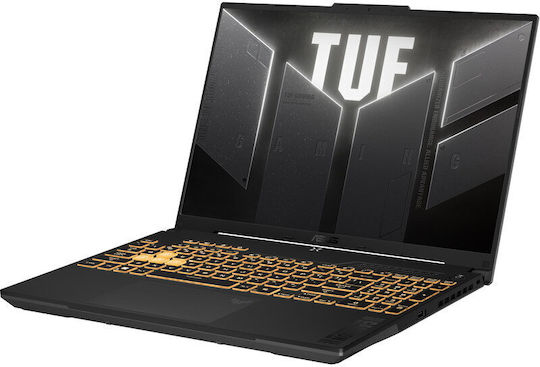 Asus TUF Gaming F16 FX607VJ-RL080 16" FHD+ 144Hz (Nucleu 5-210H/16GB/512GB SSD/GeForce RTX 3050/No OS) Mecha Gray (Tastatură US)