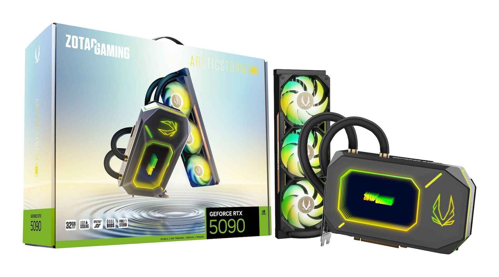 Zotac GeForce RTX 5090 32GB GDDR7 Arcticstorm AIO Κάρτα Γραφικών