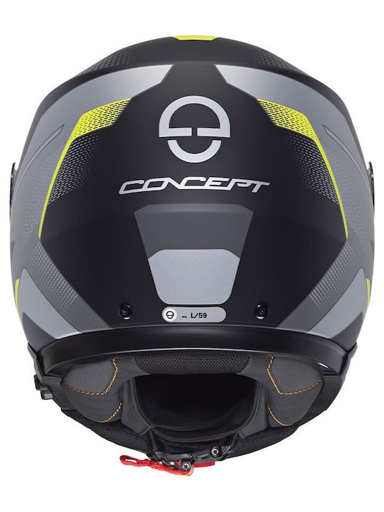 Schuberth Concept Tracer Yellow Мотоциклетна каска Флип ъп ECE 22.06 1660гр с Sunvisor