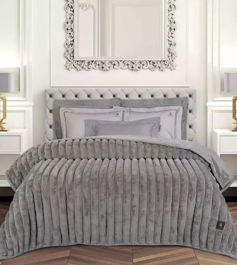 Greenwich Polo Club 3831 Κουβέρτα Γούνινη Υπέρδιπλη 220x240εκ. Taupe