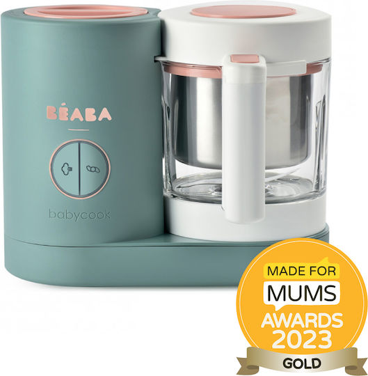 Beaba Babycook Neo Baby Food Steamer with Blender 1.25lt Eucalyptus