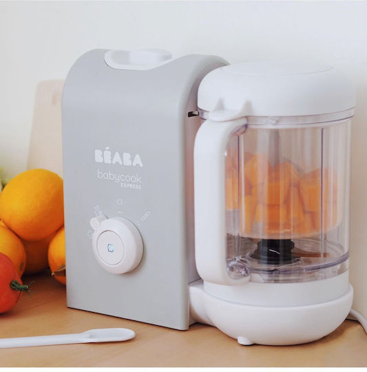 Beaba Babycook Express Baby Food Steamer with Blender 1.25lt Velvet Grey
