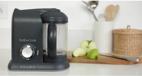Beaba Babycook Solo Baby Food Steamer with Blender 1.1lt Dark Grey