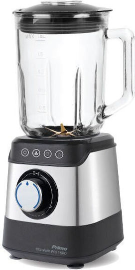 Primo PRBL-40502 Blender With Glass Jug 1.8 Lt 1500W Black
