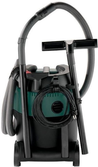 Metabo ASA PressClean Σκούπα Υγρών / Στερεών 1250W με Πλαστικό Κάδο 25lt