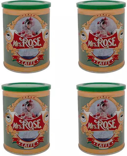Mrs Rose Καφές Espresso Arabica σε Κόκκους 4x250gr