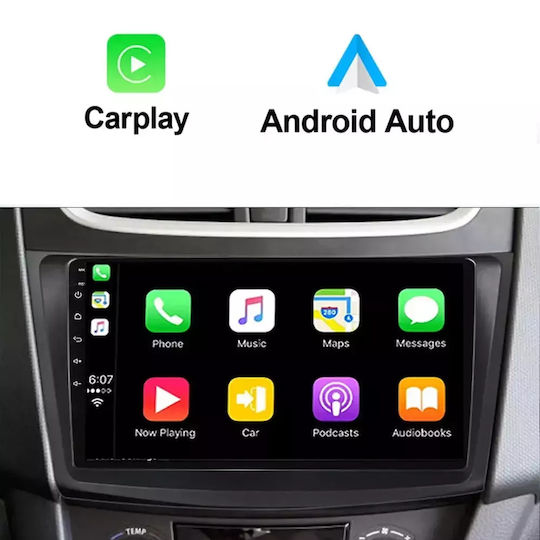Car Audio System for Toyota Yaris 2006-2011 (Bluetooth/USB/WiFi/GPS/Apple-Carplay/Android-Auto) with Touch Screen 9"