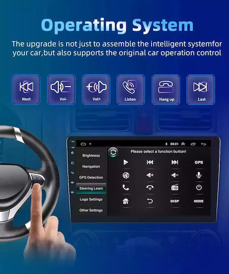 Car Audio System for Hyundai Getz 2002-2011 (Bluetooth/USB/WiFi/GPS/Apple-Carplay/Android-Auto) with Touch Screen 9"