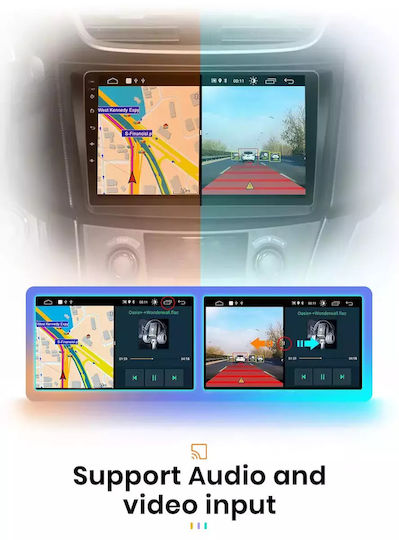 Ηχοσύστημα Αυτοκινήτου για Toyota RAV 4 2006-2012 (Bluetooth/USB/WiFi/GPS/Apple-Carplay/Android-Auto) με Οθόνη Αφής 9"
