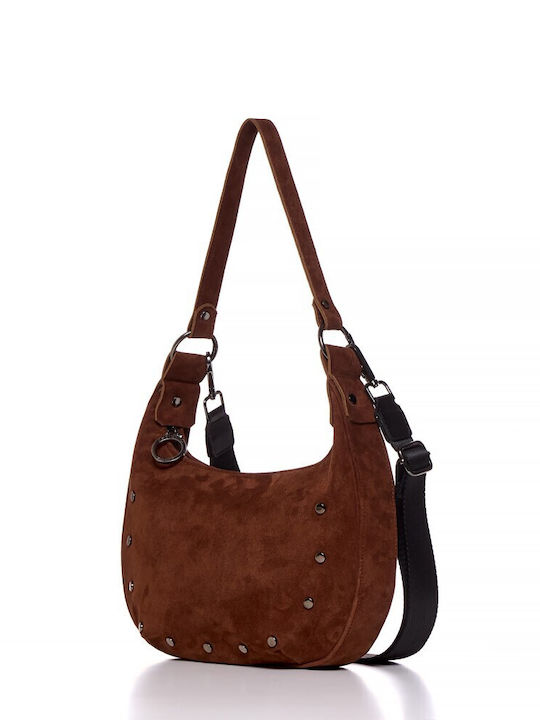 Damentasche Schultertasche Tabac Braun