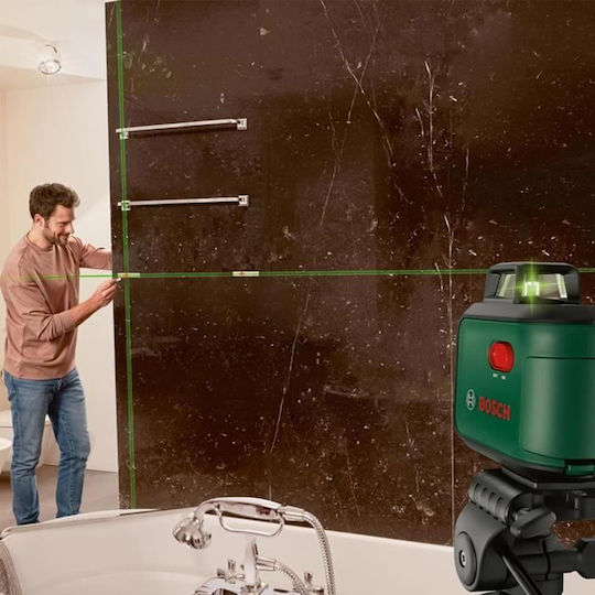 Bosch AdvancedLevel 360 Rotativ Nivelă Laser Fascicul Verde cu Domeniu de Lucru 40m