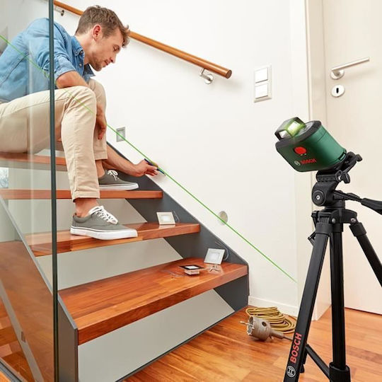Bosch AdvancedLevel 360 Rotativ Nivelă Laser Fascicul Verde cu Domeniu de Lucru 40m
