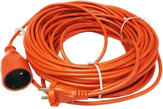 AWTools Extension Cable Cord 2 x 1mm²/25m Orange