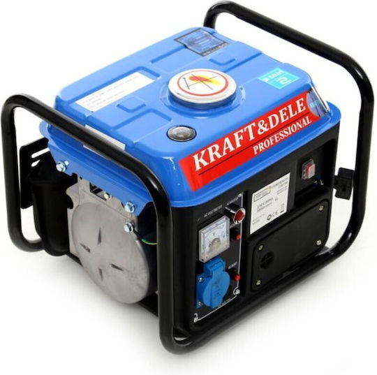 Kraft & Dele Γεννήτρια Βενζίνης Δίχρονη με Χειροκίνητη - Ηλεκτρική Μίζα