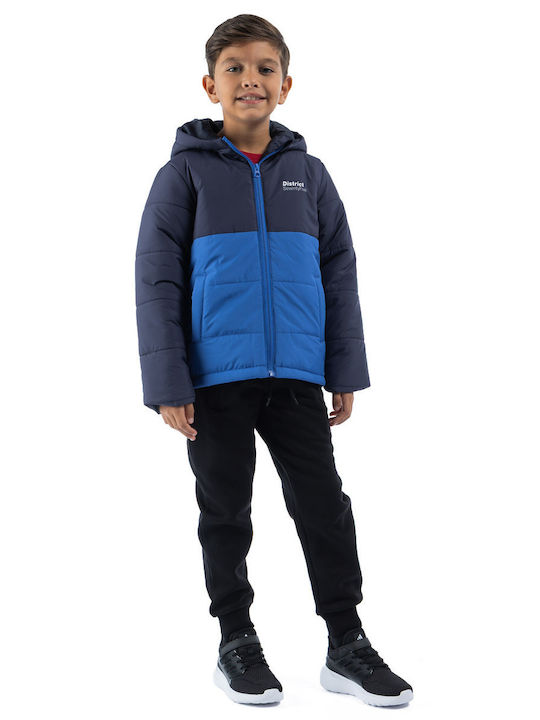 Kids' Casual Jacket with Hood Blue