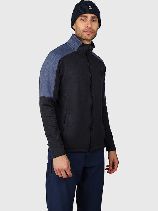 Daronstzip Herrenbluse Schwarz