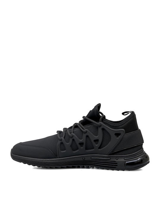Ανδρικά Sneakers Μαύρο Δέρμα