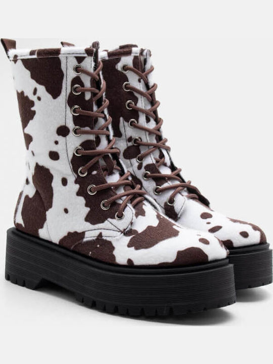 Stiefeletten Damen Braun